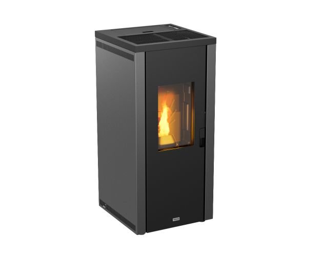 Estufa de pellet hermética Next 9kW gris Stove Canadian