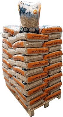 Palet de Pellet Lana - 65 sacos DIN plus y EN plus A1, - Imagen 3
