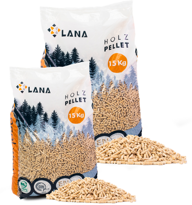 Palet de Pellet Lana - 65 sacos DIN plus y EN plus A1, - Imagen 4