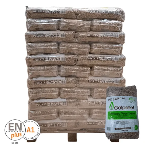 Galpellet- Palet de 77 sacos de 15kg EN+A1 - Imagen 2