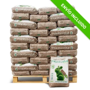 Pellets Bioforestal – Palet de 70 sacos 15kg EN+A1